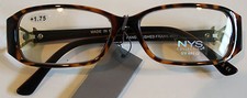 Reading NYS Glasses 1.75 Strength Gorgeous Leopard Design all around