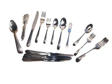 Antique 1941 INHERITANCE FLORAL WM ROGERS ORIGINAL MFG Co. Flatware 36 Pieces