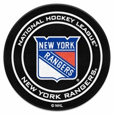 FANMATS - 10472 NHL New York Rangers Nylon Face Hockey Puck Rug 27
