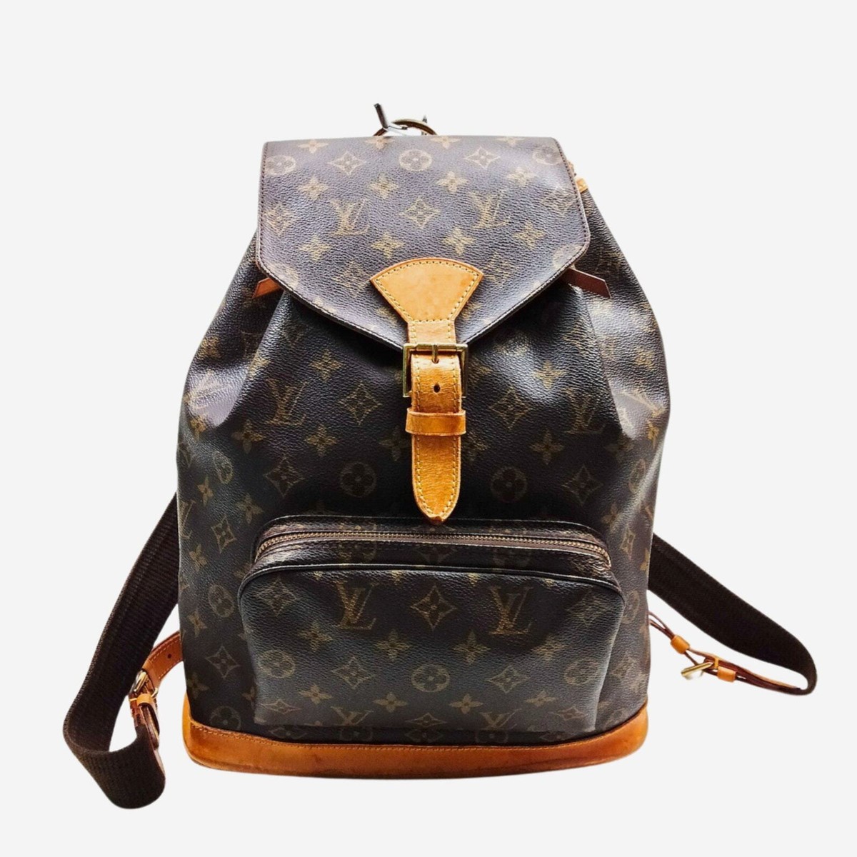 Vintage Louis Vuitton LV Monogram Montsouris GM Fullsize Backpack