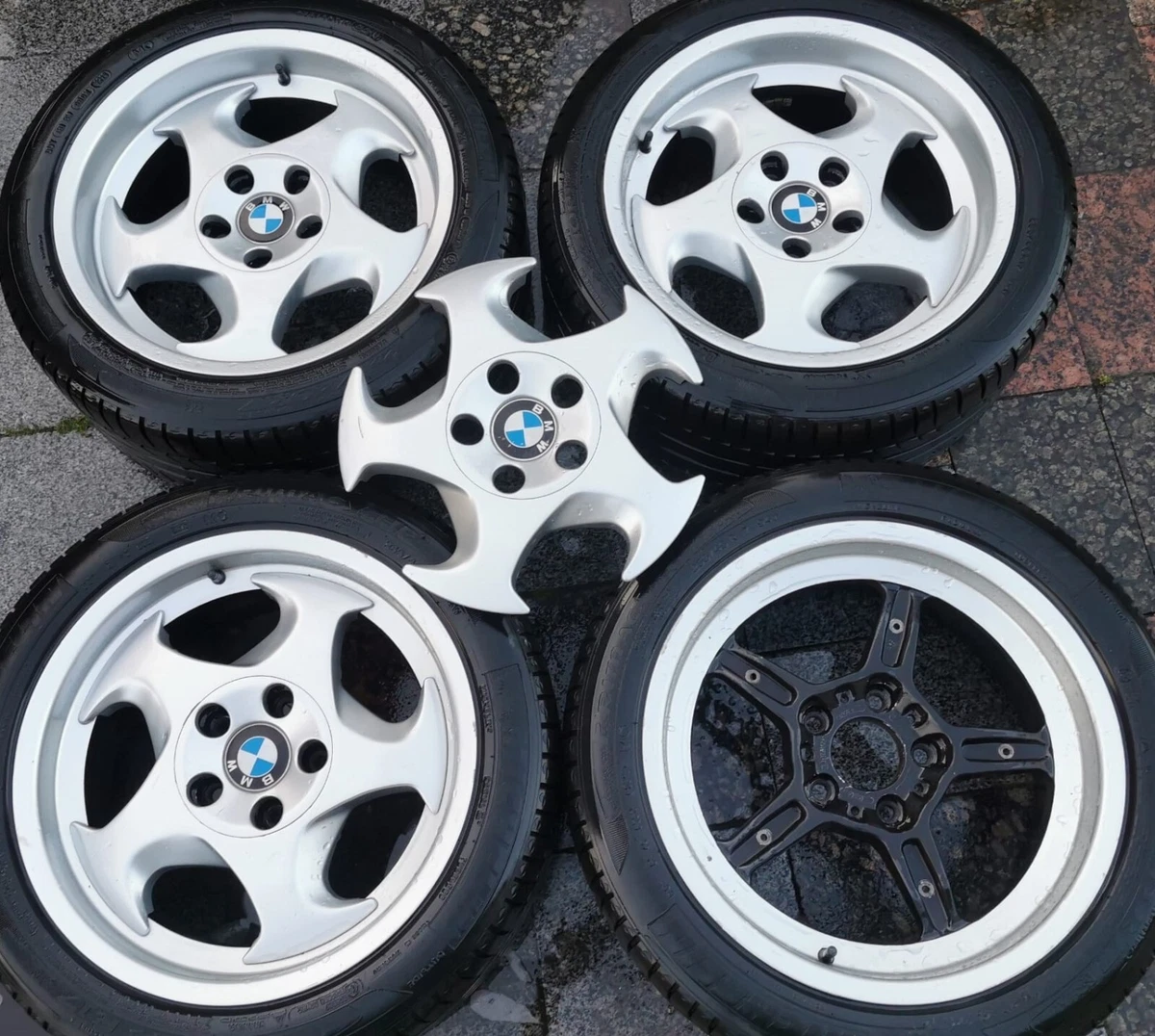 BMW E34 M5 R 17x8 17x9 Forged Wheeles ,Throwing Star OEM 2226706  