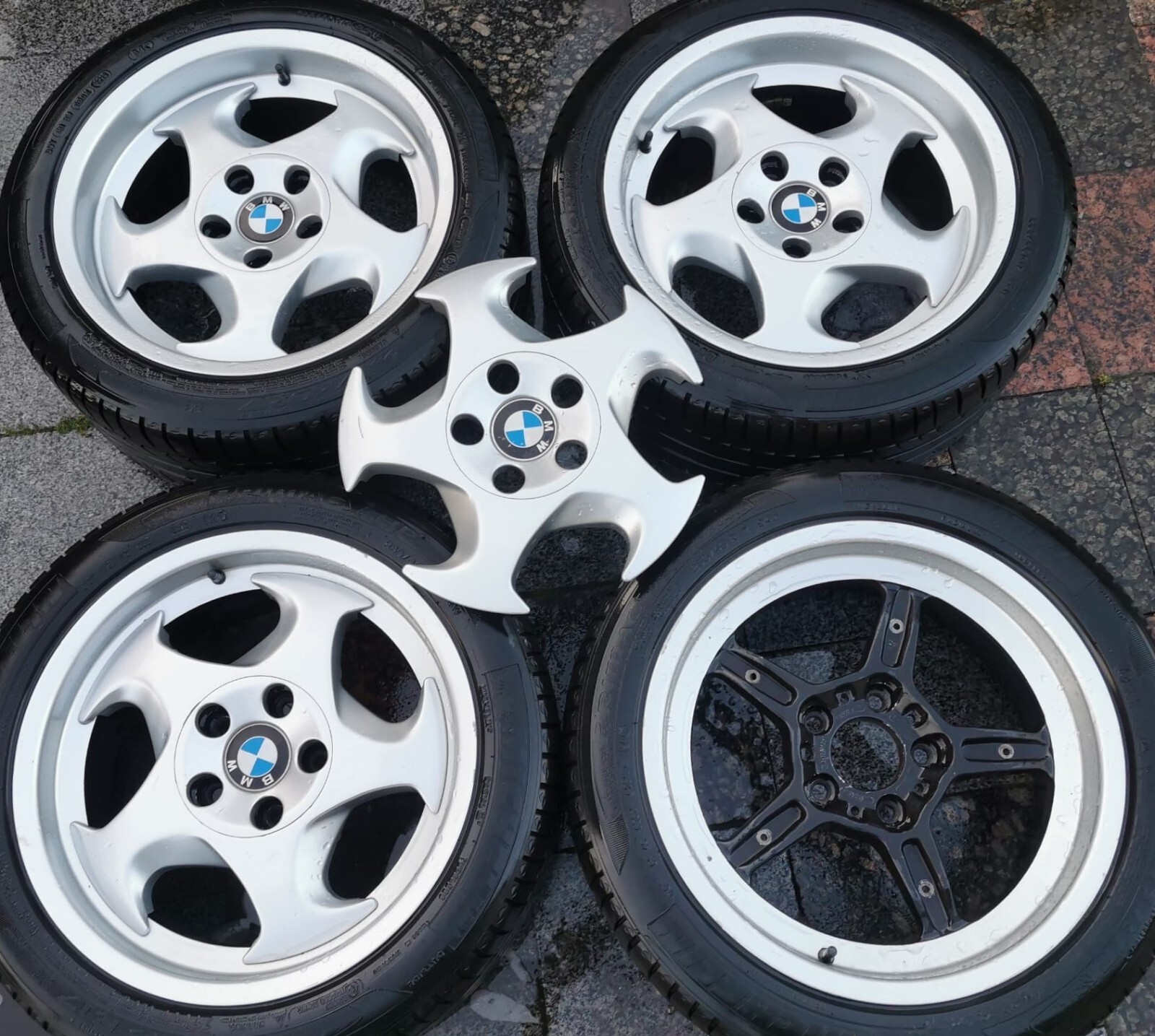 BMW E34 M5 R 17x8 17x9 Forged Wheeles ,Throwing Star OEM 2226706  