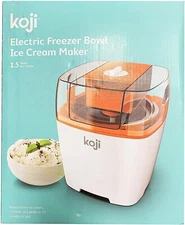 KOJI Electric Freezer Bowl Ice Cream Maker 1.5 Quart - Brand New