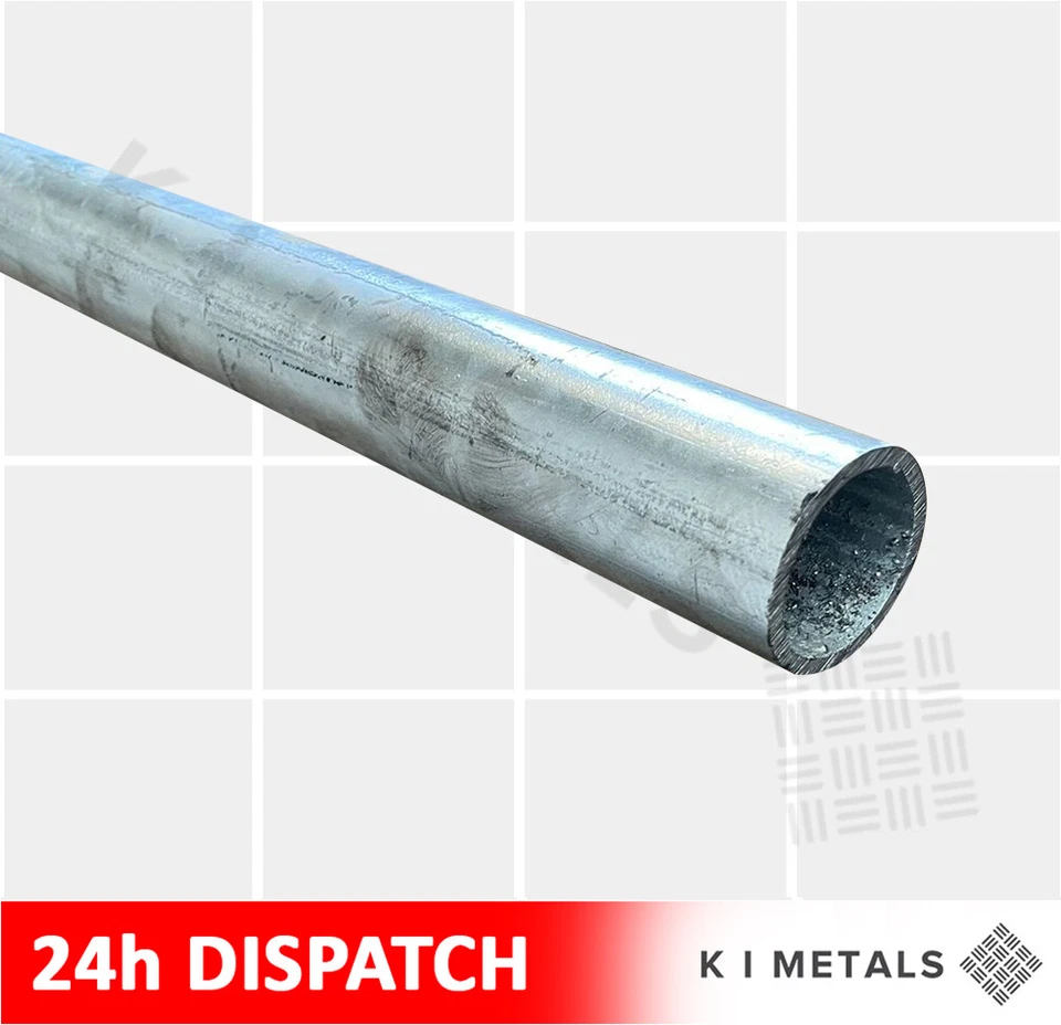 KIMETALS Galvanised Medium Tube 1000mm - 3000mm available