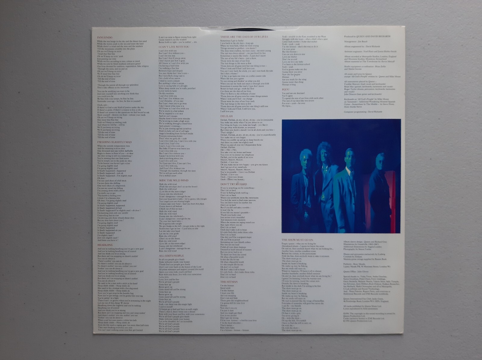 Queen Innuendo Vinyl Record Original 1991 Pressing PCSD 115 eBay