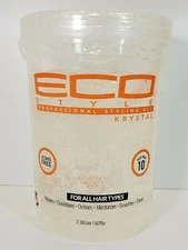 ECO Styler Professional Styling Gel Krystal Clear 2.36 Liter 80floz 5Lbs