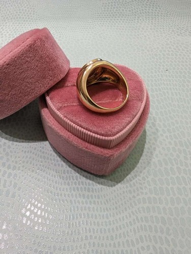 Bulgari Frauen Luxus Ring 750 Gelbgold (18 Karat) mit Onyx Grobe (52) fur Frauen - Bild 3 von 7