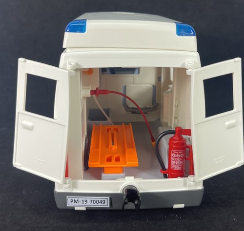 2004 Playmobil City Life Ambulance With Lights & Sound - 25cm x 11cm x 14cm - Picture 7 of 22