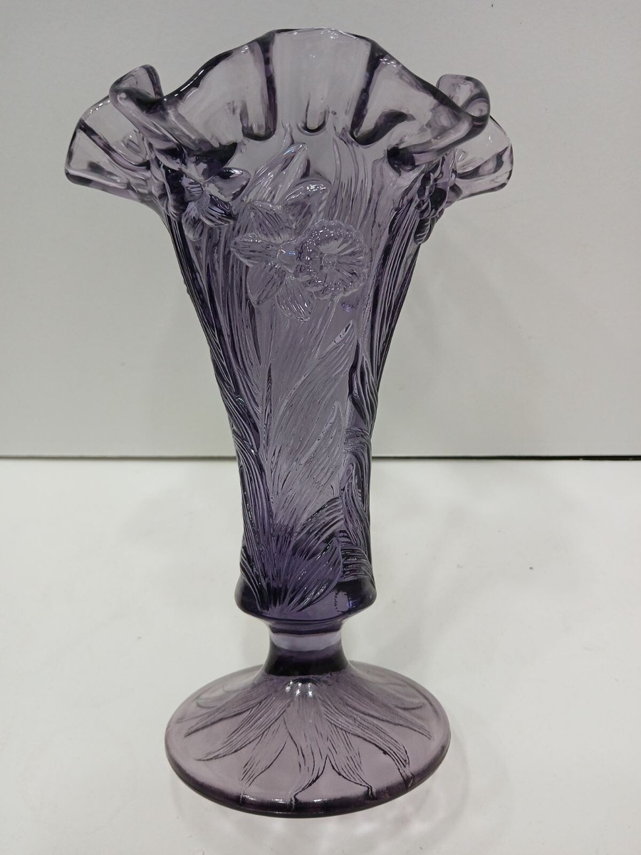 フェントン　ウランガラス　ワイルドフラワー フェントン ウランガラス ワイルドフラワー フェントン ウラン