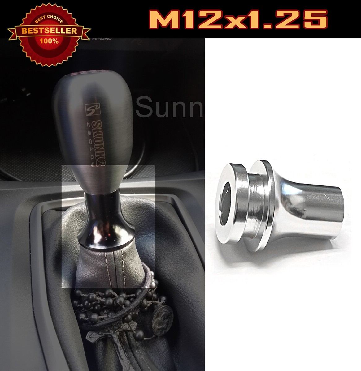 Shift knop Boot Adapter schroefdraad, universele Gear Shifter Hever Shift knop Boot Adapter schroefdraad, universele Gear Shifter Hever
