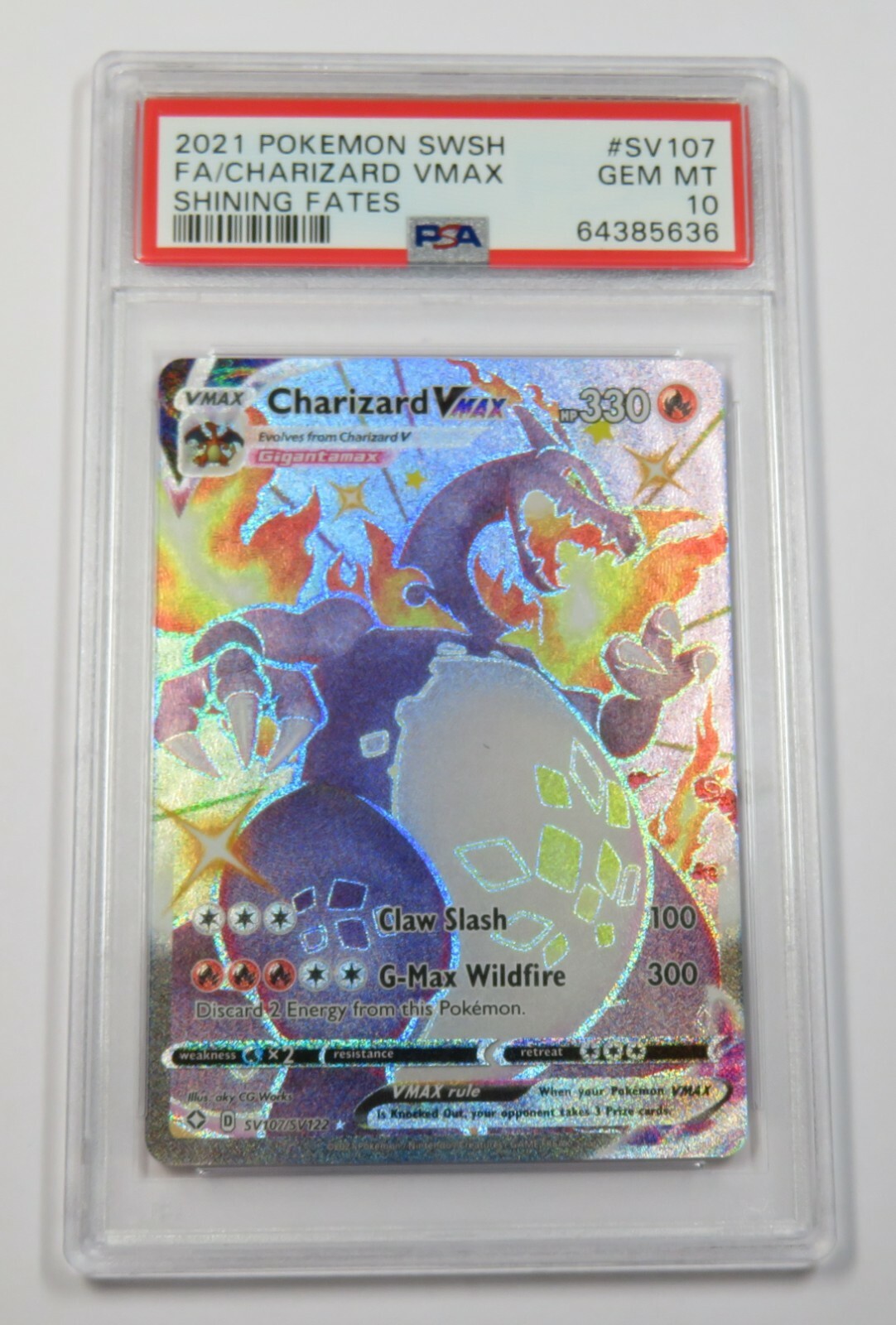 Charizard-VMAX (SV107/S122), Busca de Cards