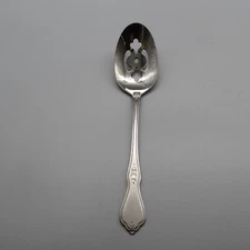 Oneida Stainless Flatware - MORNING BLOSSOM Slotted Serving Spoon -  CANADA NEW