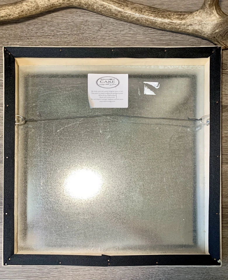 Linen Hand Screened Magnetic Board Message Memo Cake Bakery Well Made! - Image 4 of 4