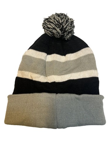 NFL Las Vegas Raiders Clear Ball Ornament with Knit Beanie inside - Picture 4 of 7