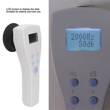 Portable Audiometer Aerial Conduction LCD Screen Handheld Hearing Test Machine