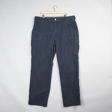 Dickies Cargo Trousers Mens W40 L34 Black Ripstop Pants Utility Stretch Work B65