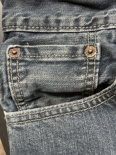 LEVIS 501 XX Button Fly Distressed Straight Leg Jeans 30x29.5 Altered Mexico - Picture 5 of 10