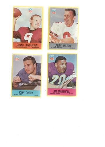 Lote de semiestrellas y estrellas de fútbol americano Philadelphia 1967 - Imagen 5 de 6