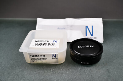 NOVOFLEX ADAPTER NEX / LEM Leica M an SONY - ROTER PUNKT KAMERA An+Verkauf