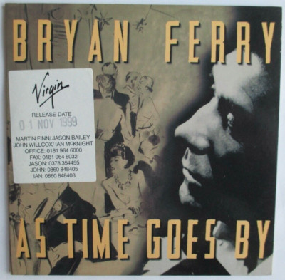 Bryan Ferry - 2 Pistas Promo Sencillo CD ''A medida Que Pasa El Tiempo''
