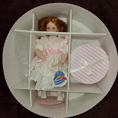 Rare World Gallery Dolls "Rosie" From My Hat Box Collection 16" Porcelain Doll