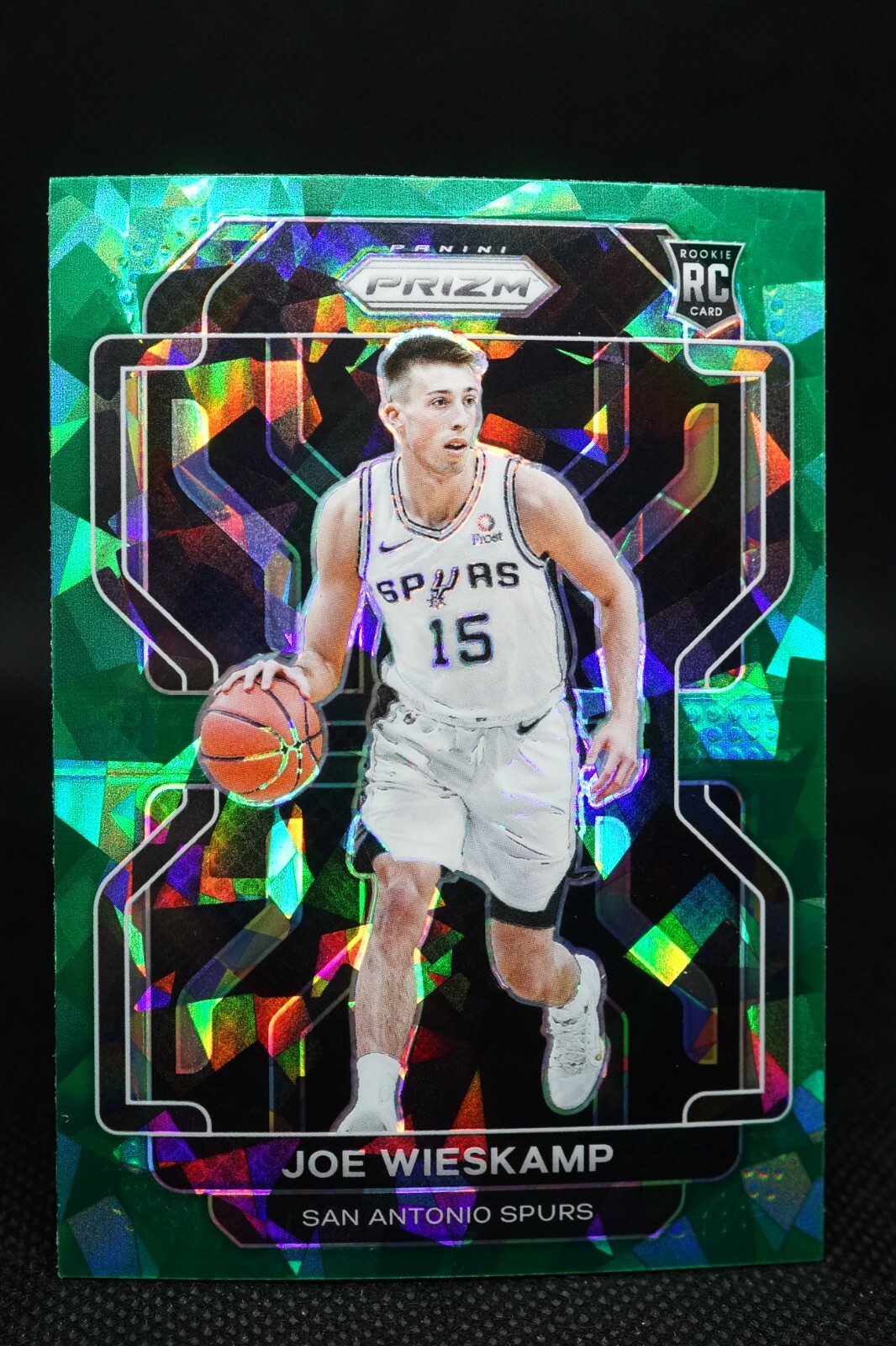 2021-22 NBA Panini Prizm Joe Wieskamp Green Ice #322 ROOKIE RC - RARE - INVEST