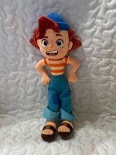 Walt Disney Pixar Luca Giulia Plush Girl 13'' Striped Shirt Fold up Jeans Rare