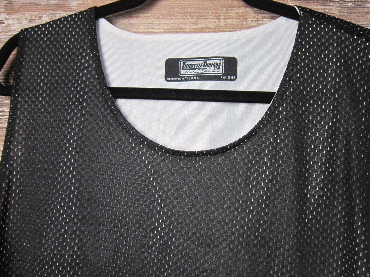 Throttle Threads Mens Tank Top Shirt XLarge Black Jersey | eBay