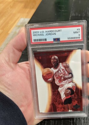 2003 UD Hardcourt Michael Jordan PSA 9 MINT #9 Upper Deck Iconic