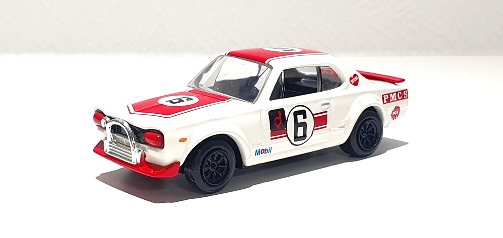 1/64 Konami Dydo NISSAN SKYLINE 2000 GT-R Hakosuka Racing #6 diecast car model