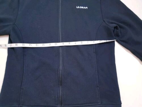 LA Gear Jacket Womens Black Full Zip adult Size 10 - Picture 8 of 10