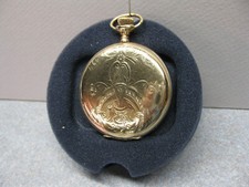ELGIN 1913 SIZE 12 7 JEWELS GOLD FILLED HUNTER CASE POCKET WATCH