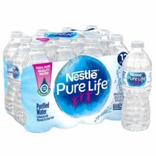 Pure Life, Purified Water, 8 Fl Oz, Plastic Bottled Water, 24 Pack