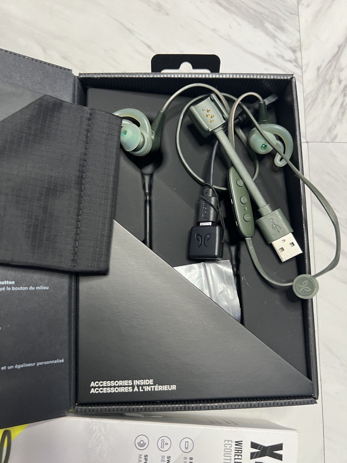 Jaybird X4 Wireless Bluetooth Headphones Sweat Proof for Sport Fitness