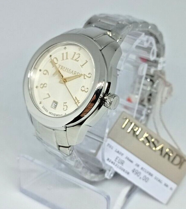 OROLOGIO DONNA TRUSSARDI SWISS MADE,IN ACCIAO CASSA 36mm,VETRO ZAFFIRO,IN SCONTO