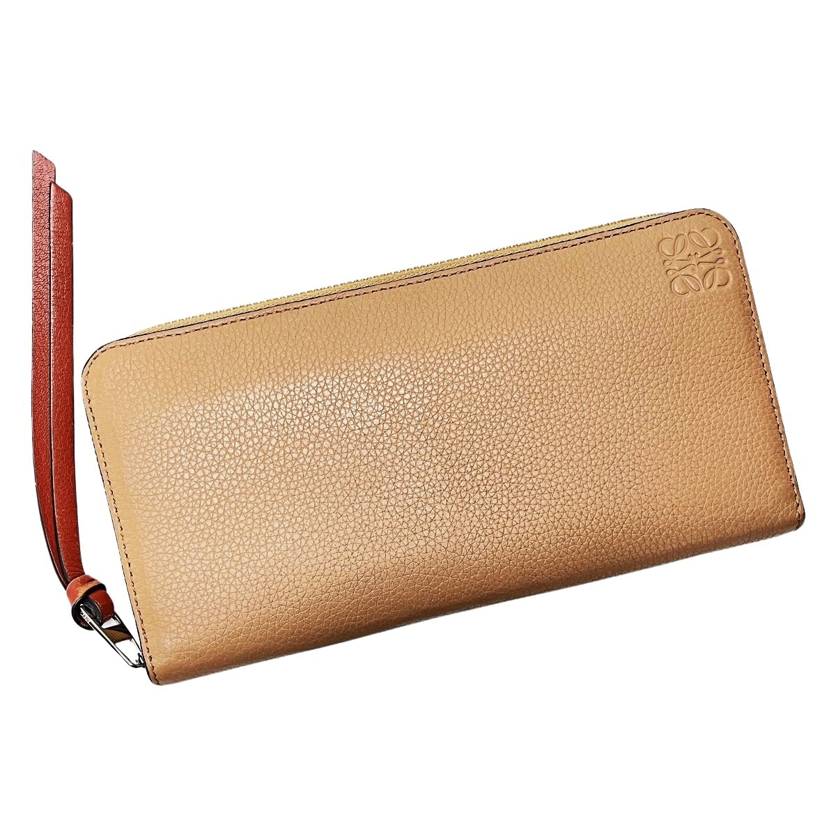 小物 loewe zip around wallet Zip around wallet in soft grained calfskin Black - LOEWE