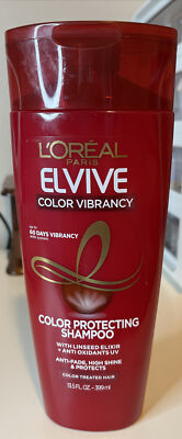 L'Oreal Paris Elvive Color Vibrancy Color Protecting Shampoo, 13.5 fl oz