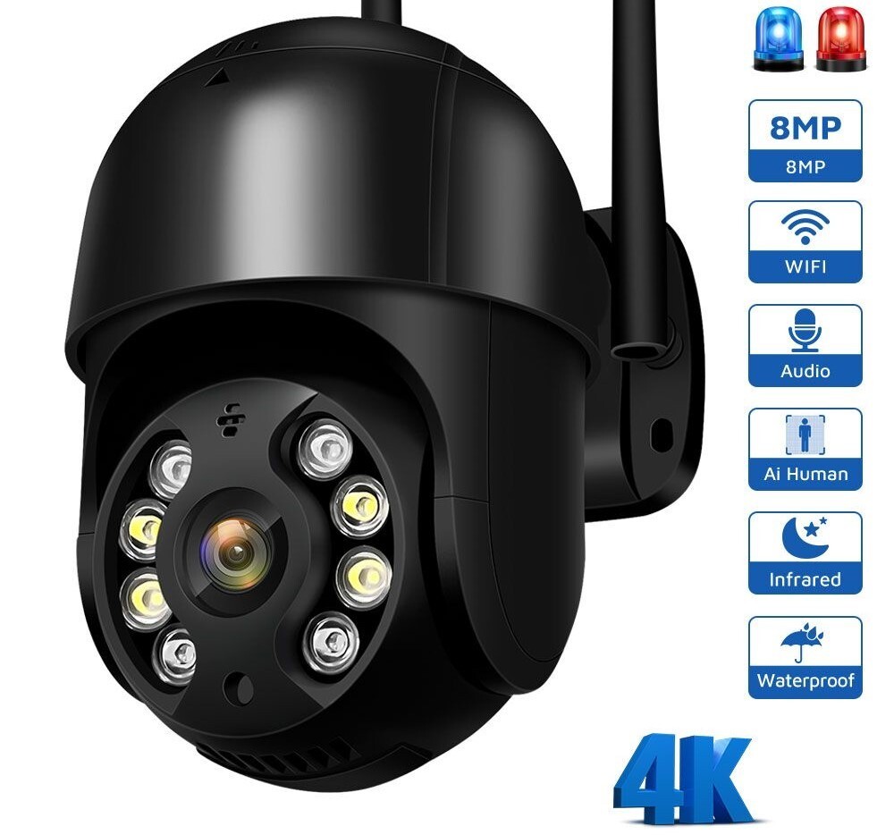 zxtech 8mp wireless security camera system