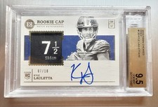 Kyle Lauletta 2018 Panini Encased Rookie Patch Auto Laundry Tag #/10 BGS 9.5 Rc