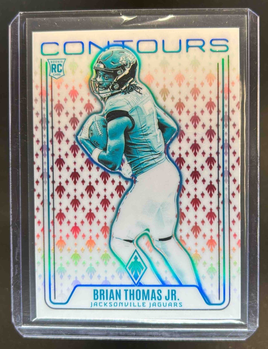 2024 Phoenix Brian Thomas Jr. Contours RC Red Rookie #62/99 Jaguars