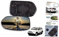 Left Driver Side Mirror Glass w/Heated Compatible for Honda Driver Side Left 