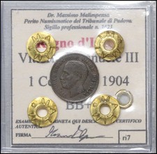 Regno d'italia 1 Centesimo 1904. BB+ Vittorio Emanuele III monete italiane