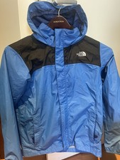 The North Face Youth Rain Jacket Blue, Hyvent, Size Large 14/16 