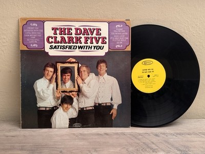 THE DAVE CLARK FIVE SATISFIED WITH YOU POP ROCK YELLOW EPIC LABEL MONO LP EX+