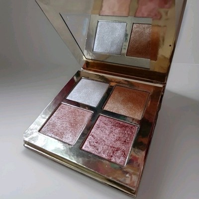 Makeup Revolution Highlighter Illuminating Powder Face Quad Palette INCANDESCENT