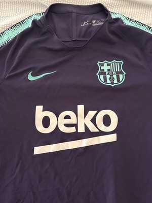 Nike FC Barcelona Dri-Fit Soccer Jersey Beko Sponsor Dark Purple