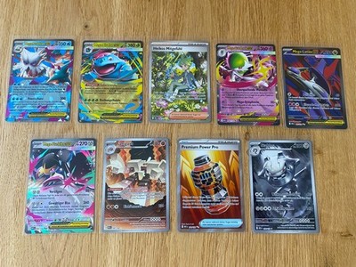 Pokemon - Mega Entwicklungen - 9 Karten - deutsch - Alt Art, Full Art, SIR - neu