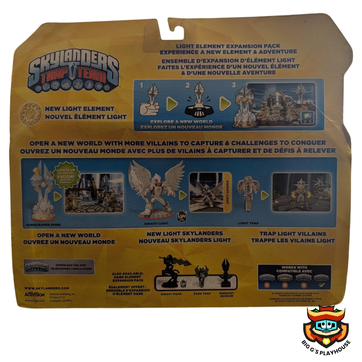 🕹️ SKYLANDERS Light Element Expansion Pack - BNIB - VHTF *** See