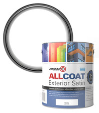 Zinsser AllCoat® Exterior Water Based Satin White 1L
