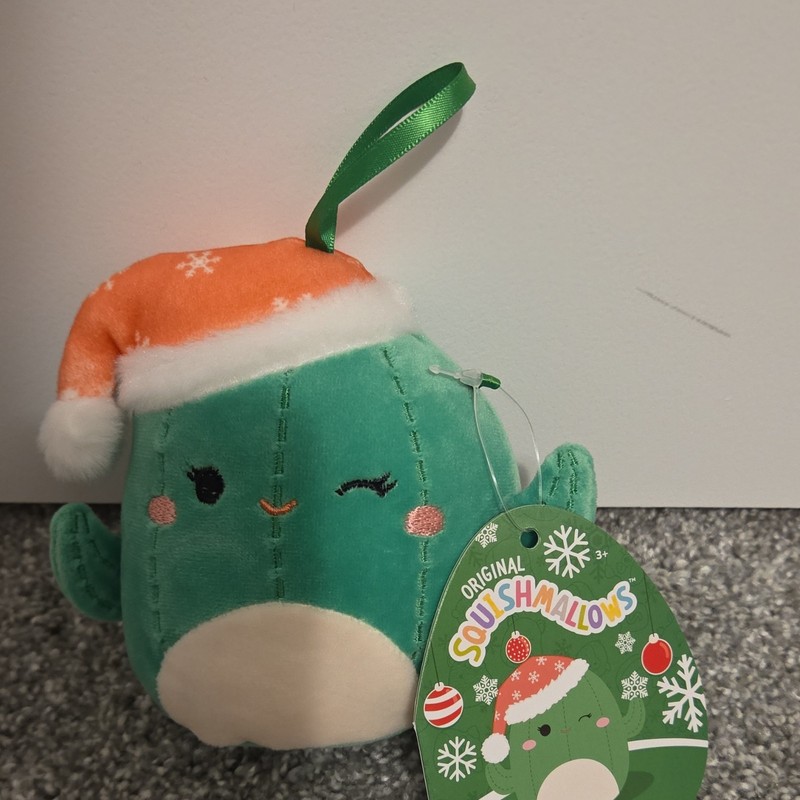 Squishmallows Original Cactus Plush Christmas Hanging Ornament MARITZA *NEW*